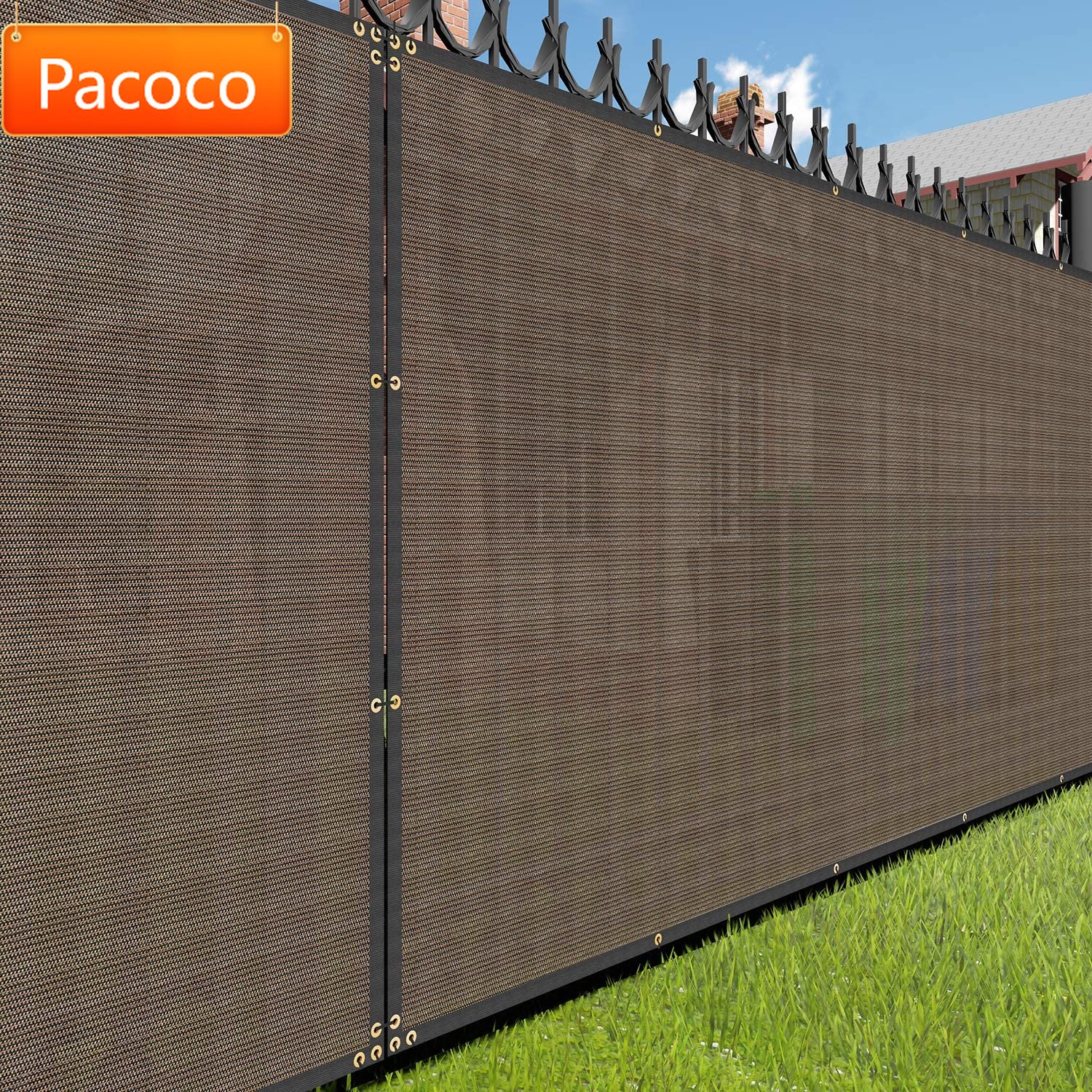 Home Security Fence - Brown Fence Privacy Screen, Commercial Outdoor
