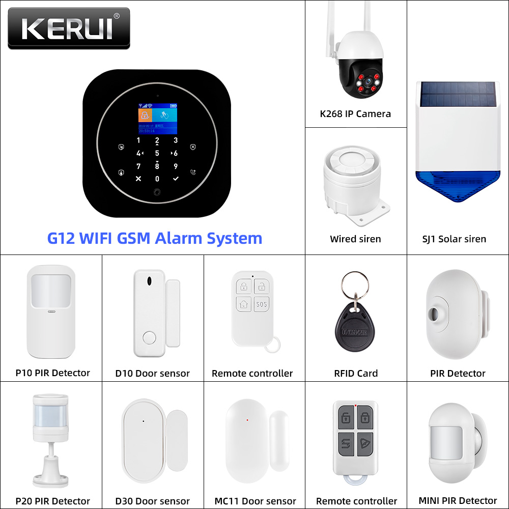 KERUI G12 2G Wifi Wireless Hom – Home Security Diy Bewertung und Preis
