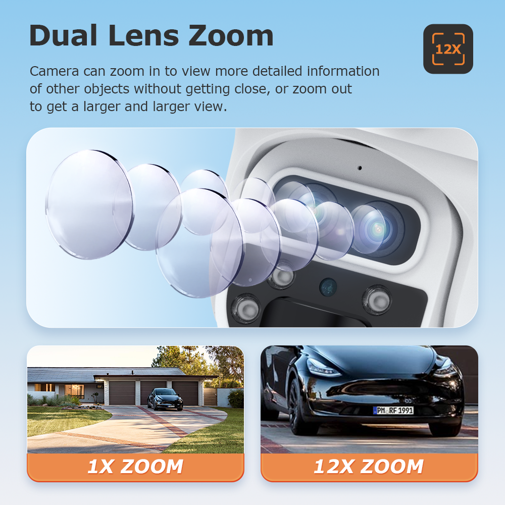 SHIWOJIA 12MP 6K 15X Zoom Sola – Home Security Outdoor Cameras Bewertung und Preis