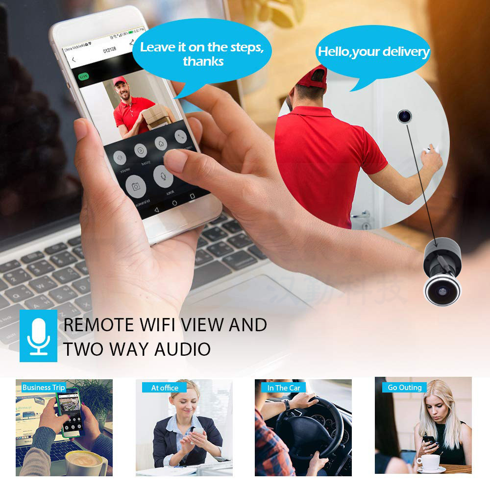 5MP Door Eye IP POE Camera Min – Peephole Camera Viewer Bewertung und Preis