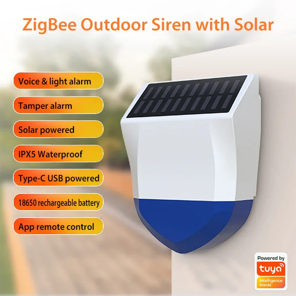 Tuya Smart Siren Alarm Waterpr – Home Security Siren Bewertung und Preis