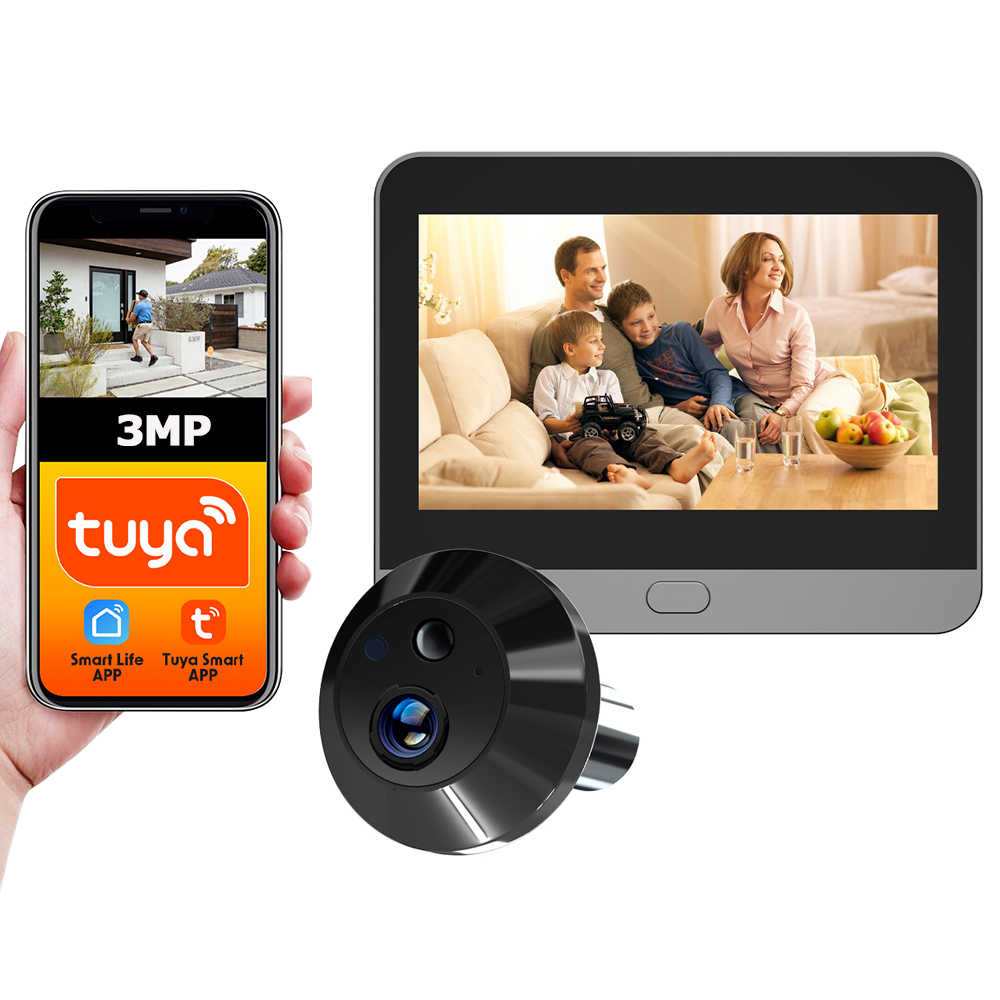Tuya Smart Life APP 3MP 140° W – Peephole Camera Viewer Bewertung und Preis