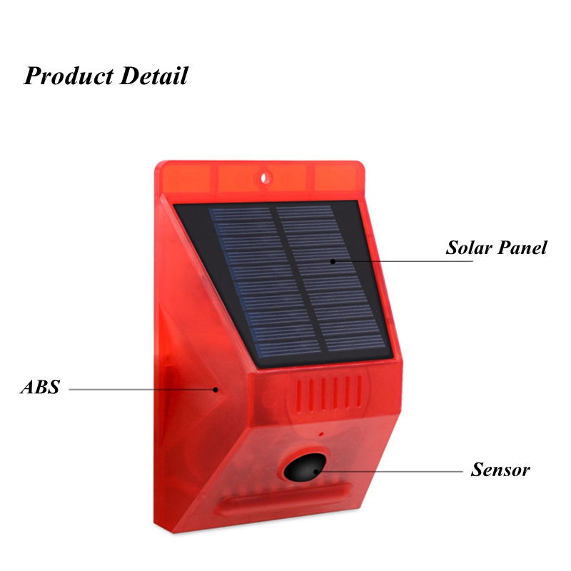 Solar Alarm Lamp Remote Contro – Home Security Siren Bewertung und Preis