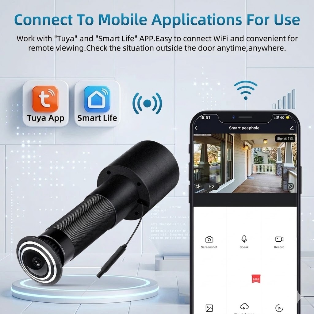 ZEMNIO 2K 3MP Smart Door Peeph – Peephole Camera Viewer Bewertung und Preis