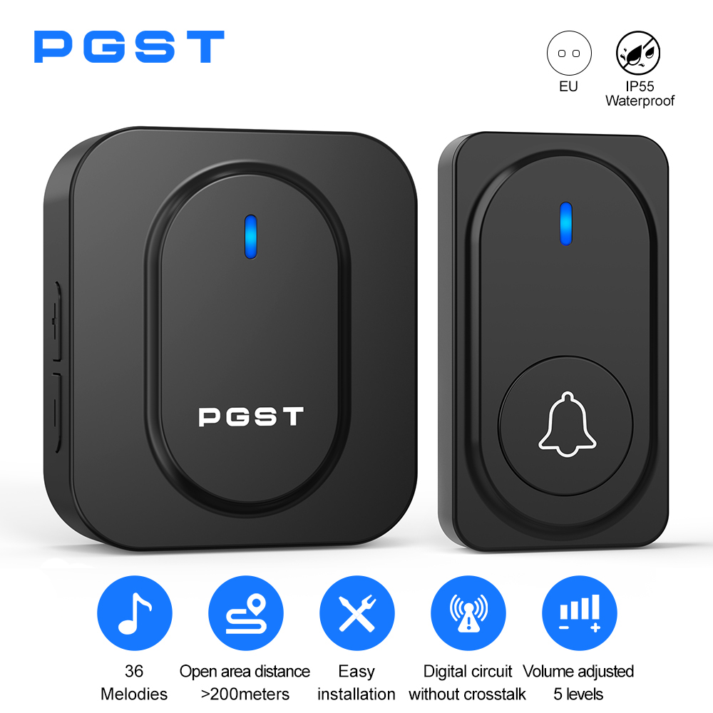 PGST Wireless Doorbell 36 Chim – Home Security Diy Bewertung und Preis