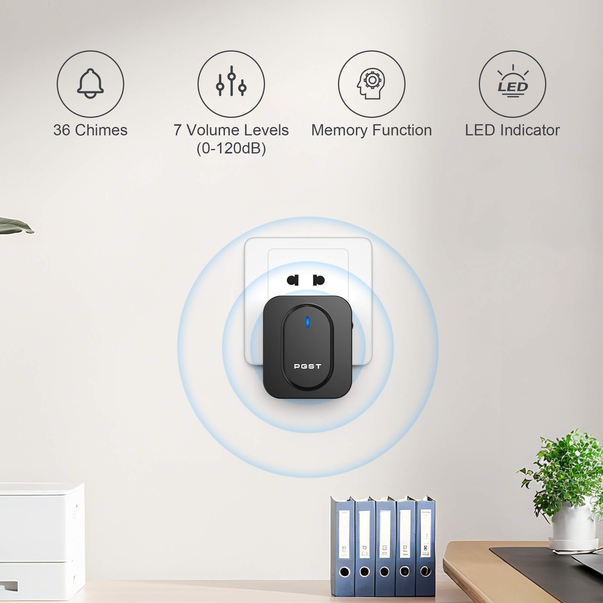 PGST Wireless Doorbell 36 Chim – Home Security Diy Bewertung und Preis