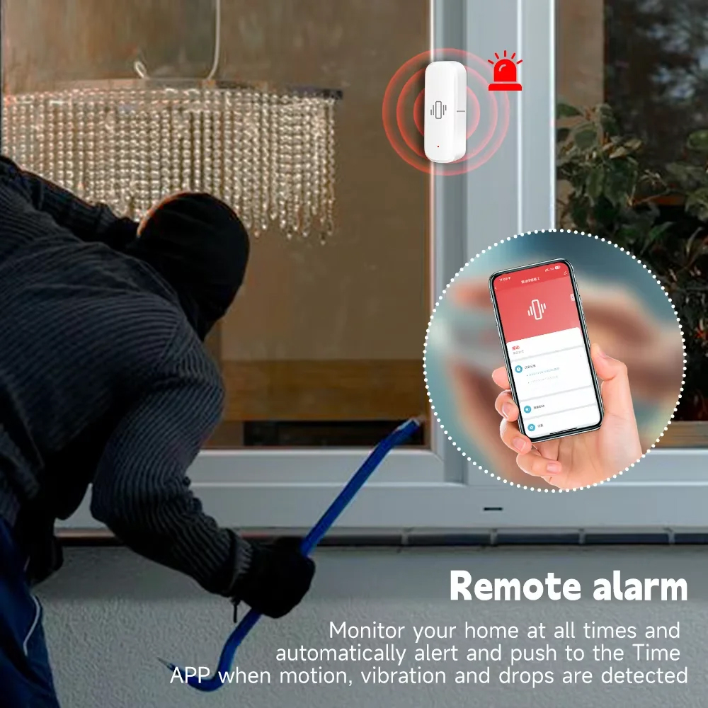Smart ZigBee Vibration Sensor  – Home Security And Monitoring Bewertung und Preis
