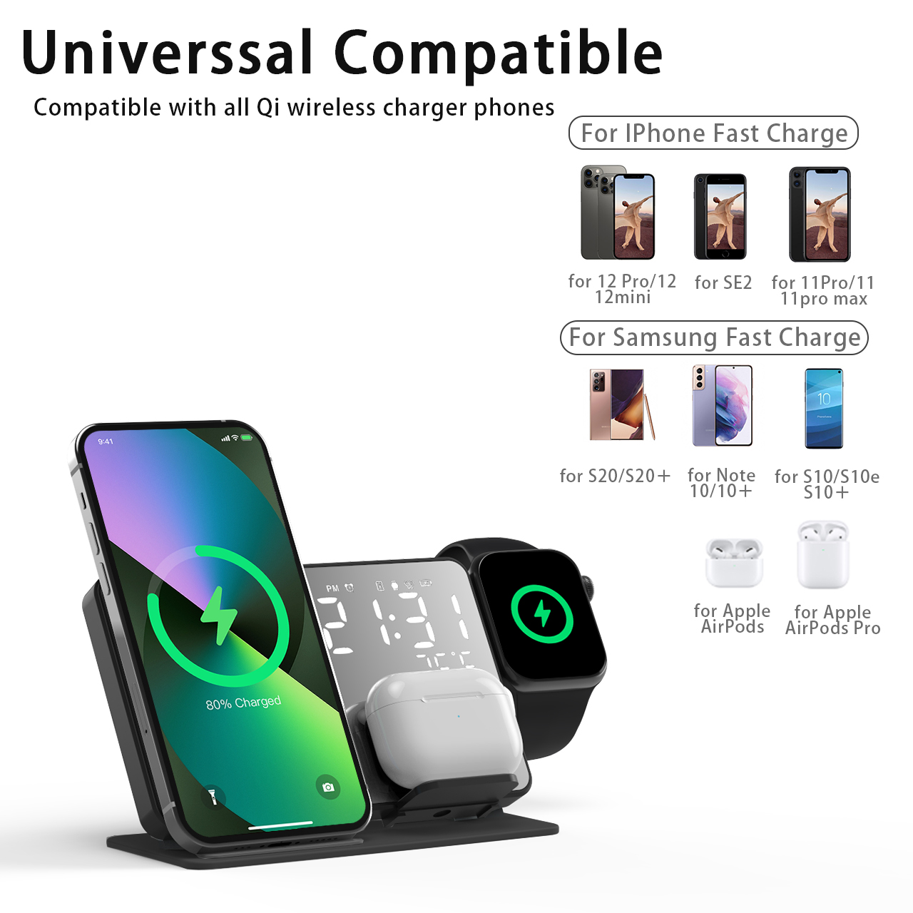 3 in 1 Wireless Charger For iP – Home Security Wireless Bewertung und Preis