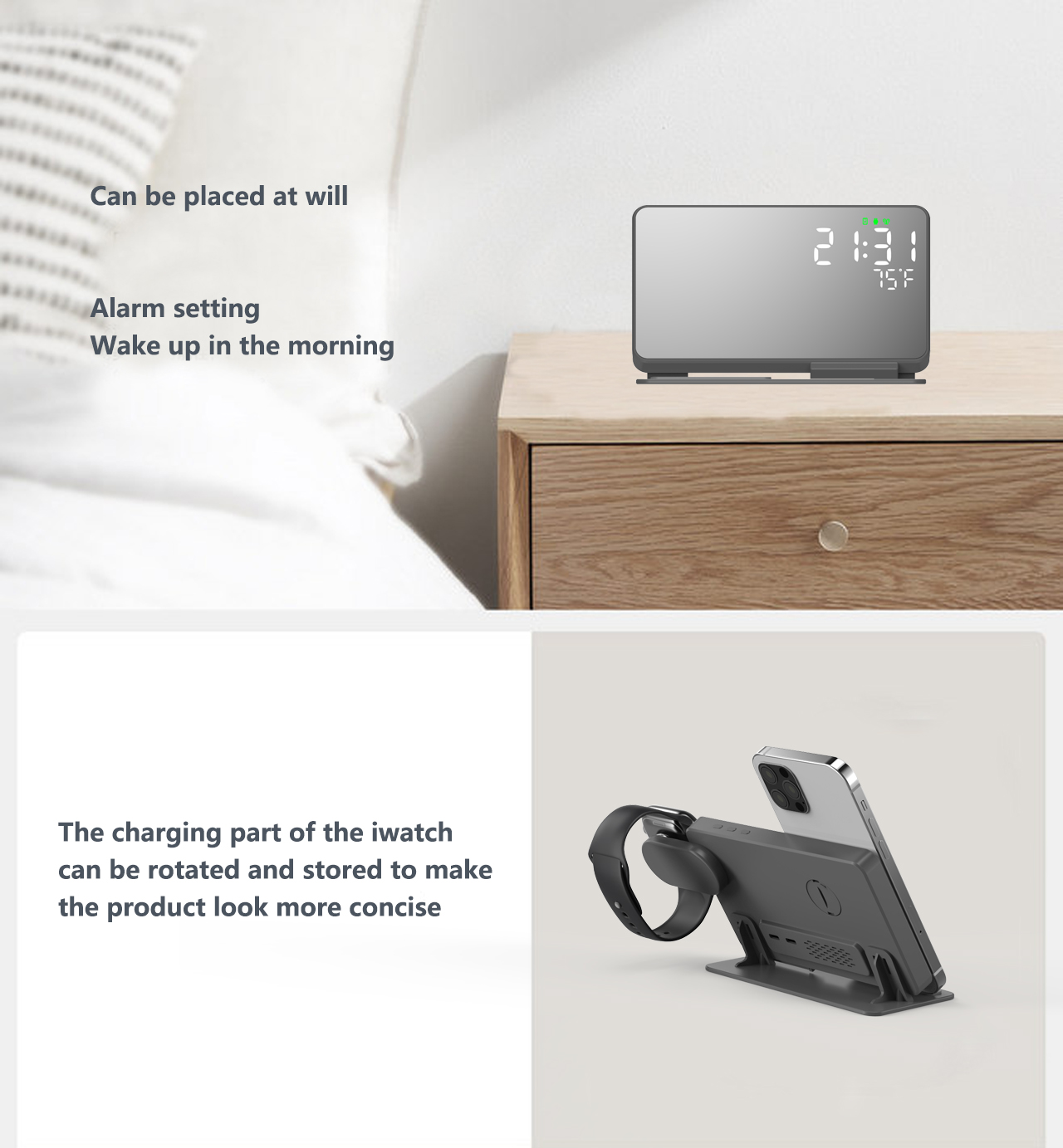 3 in 1 Wireless Charger For iP – Home Security Wireless Bewertung und Preis