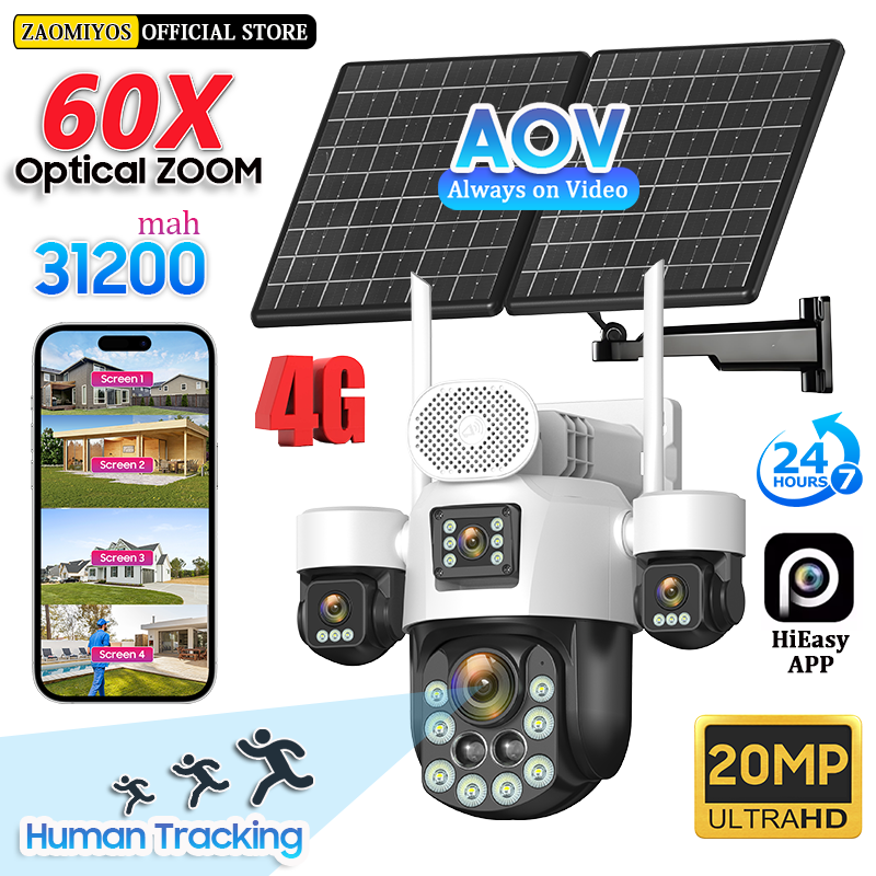 4 Lens Outdoor 360° Surveillan – Home Security Diy Bewertung und Preis