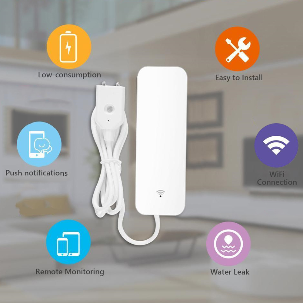 Tuya WiFi Water Leak Sensor, W – Home Security With Ai Bewertung und Preis