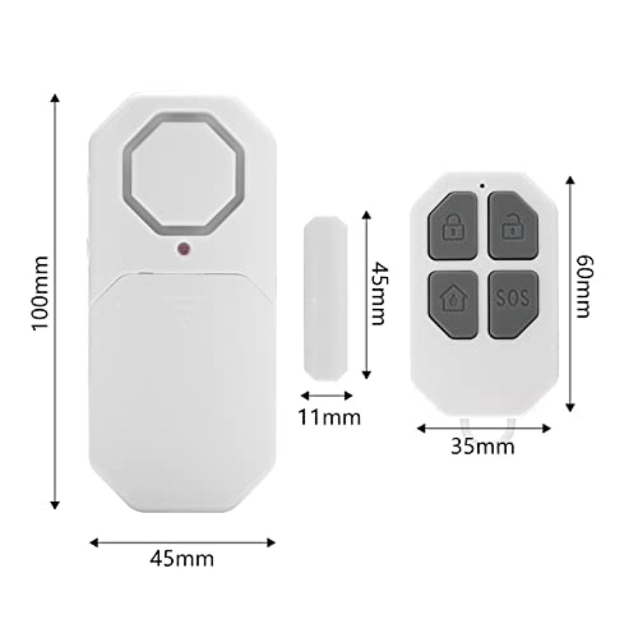 Door Window Alarm When Opened  – Home Security Wireless Bewertung und Preis