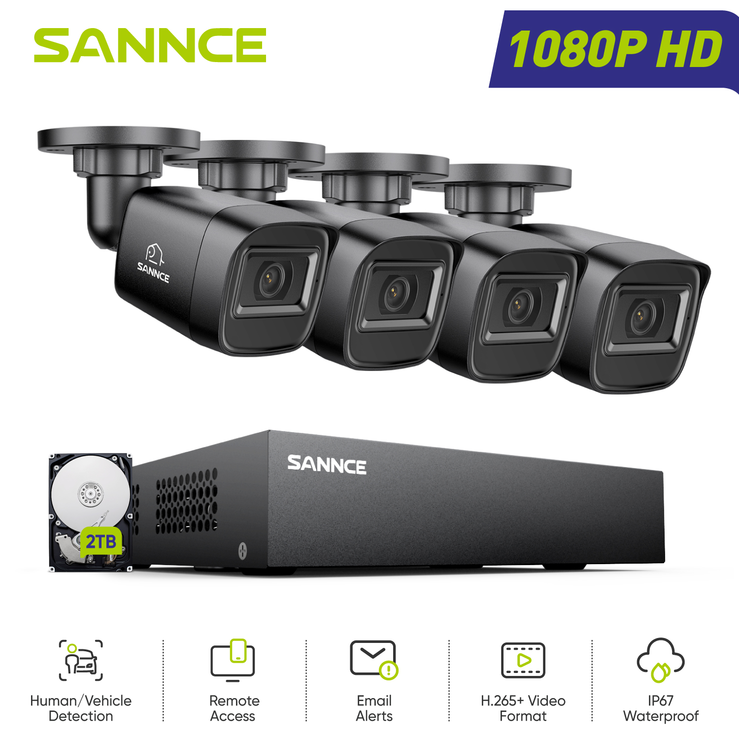 SANNCE 1080P Security Camera S – Home Security And Monitoring Bewertung und Preis