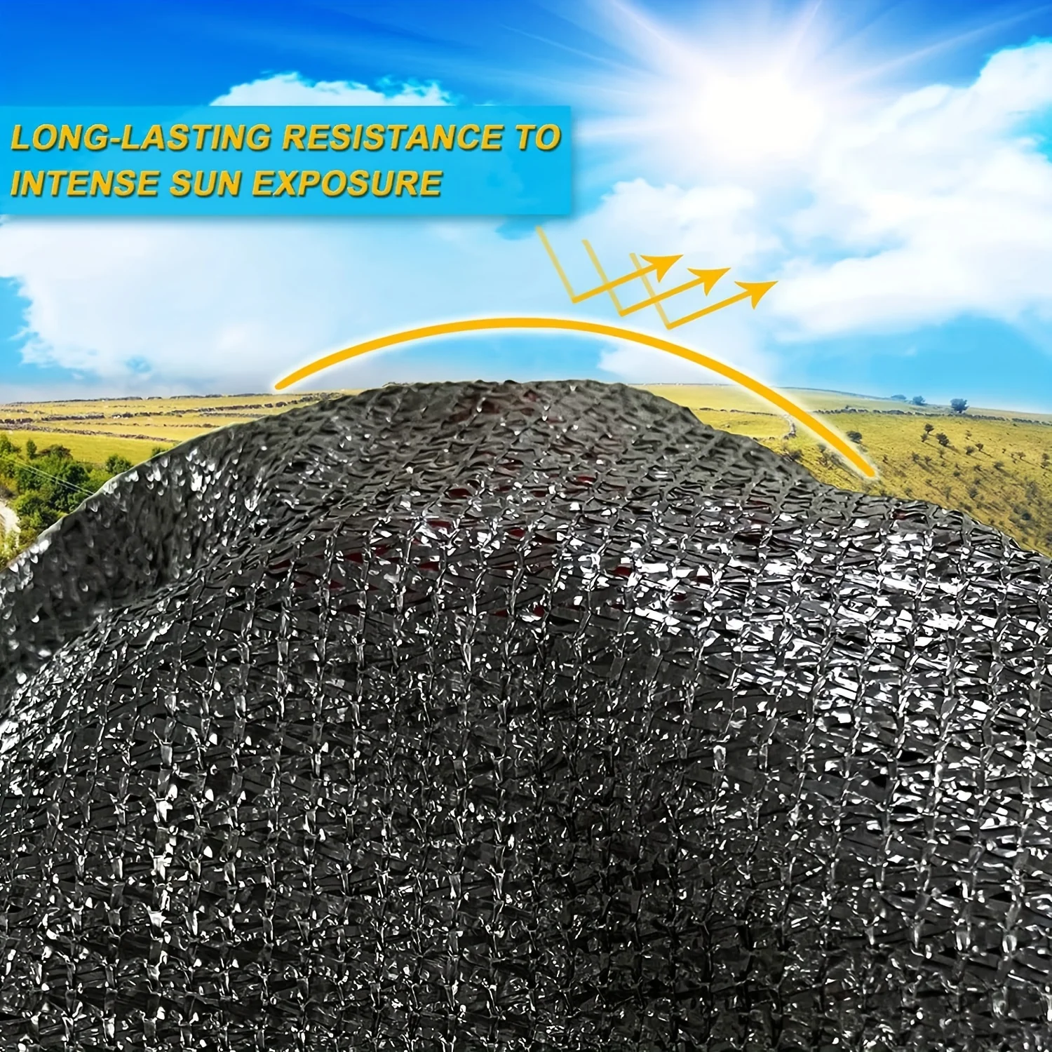 Black Sunshade Net for 70-80%  – Home Security Fence Bewertung und Preis