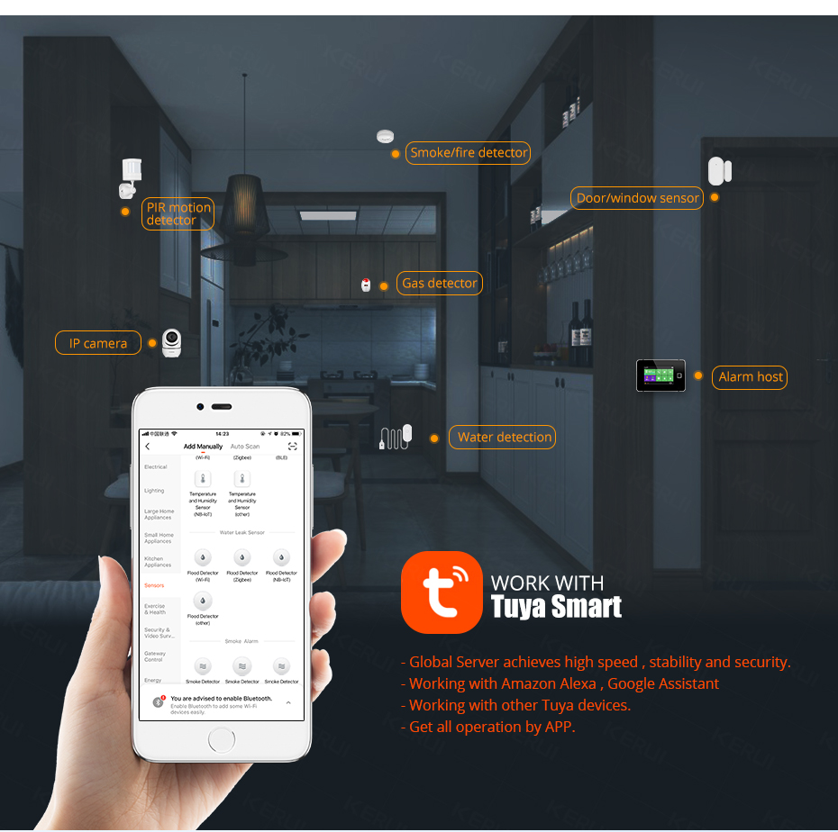 KERUI Smart  WiFi Water Sensor – Home Security And Monitoring Bewertung und Preis