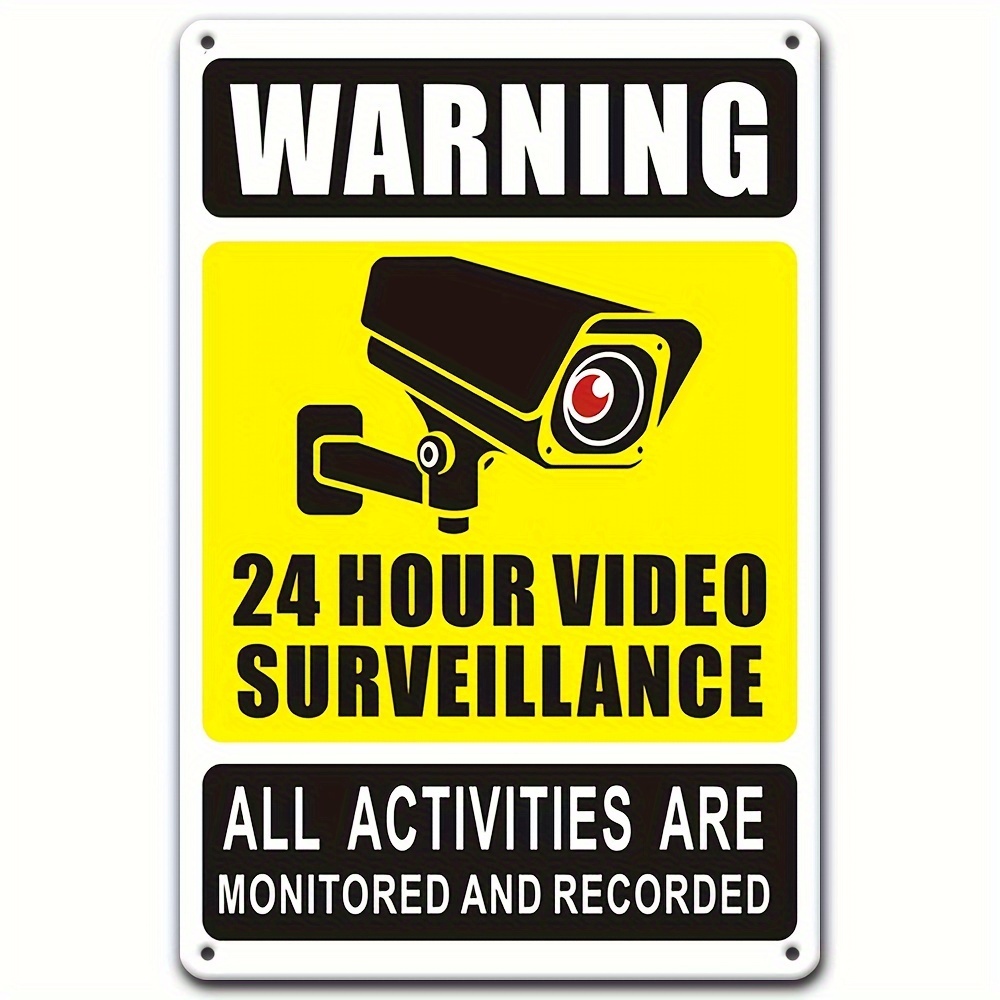 24/7 Video Surveillance Warnin – Home Security Diy Bewertung und Preis