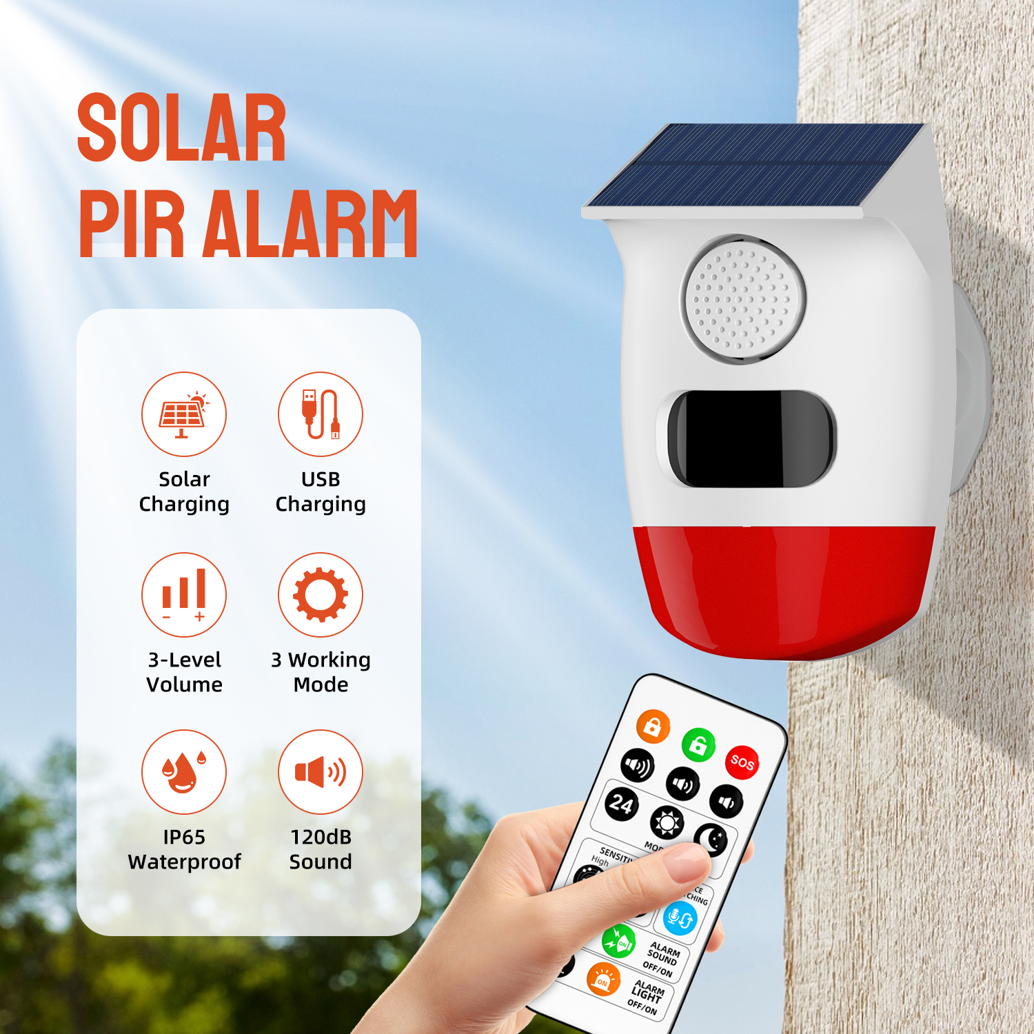 PGST Solar Independent Alarm D – Home Security Siren Bewertung und Preis