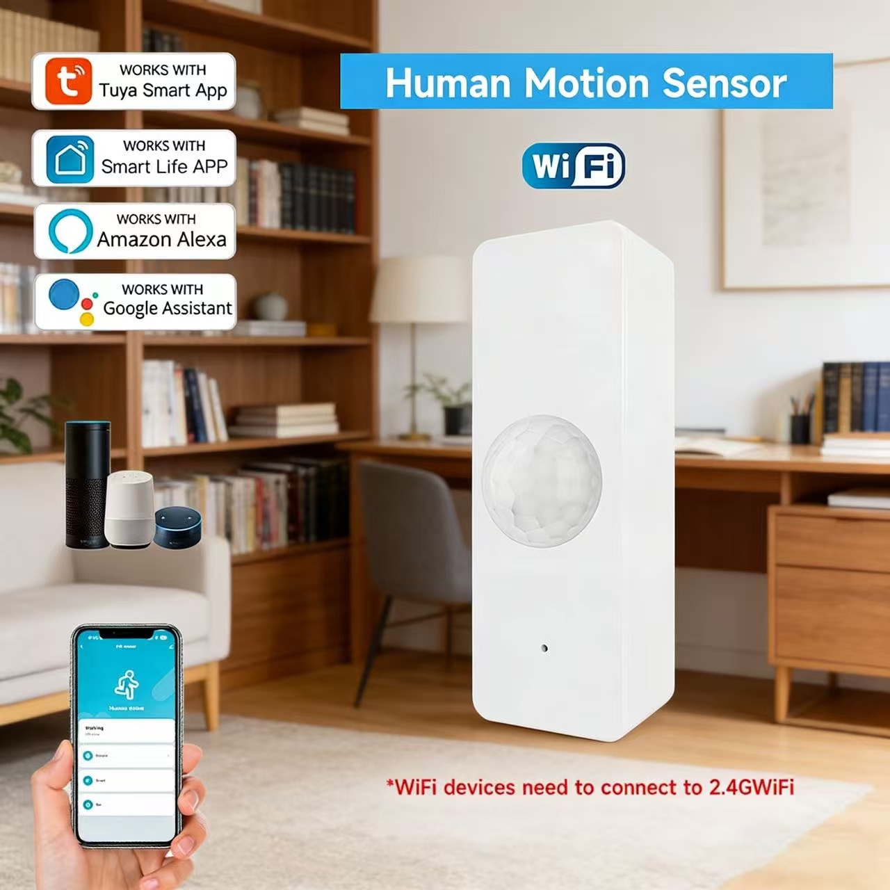 WiFi Smart PIR Motion Sensor T – Home Security And Monitoring Bewertung und Preis