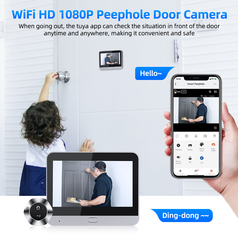 Goelely Tuya WIFI Peephole Doo – Peephole Camera Viewer Bewertung und Preis