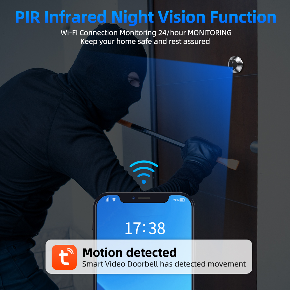Goelely Tuya WIFI Peephole Doo – Peephole Camera Viewer Bewertung und Preis