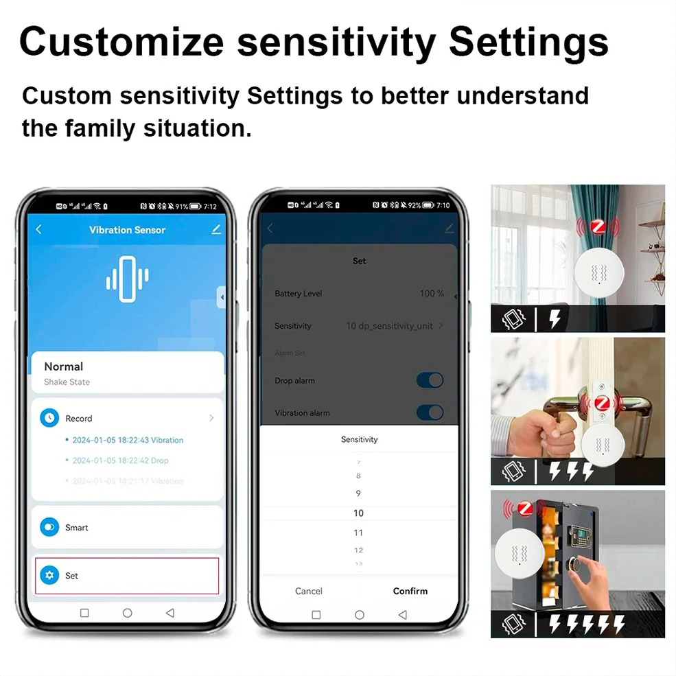 Tuya ZigBee Smart Vibration &  – Home Security And Monitoring Bewertung und Preis