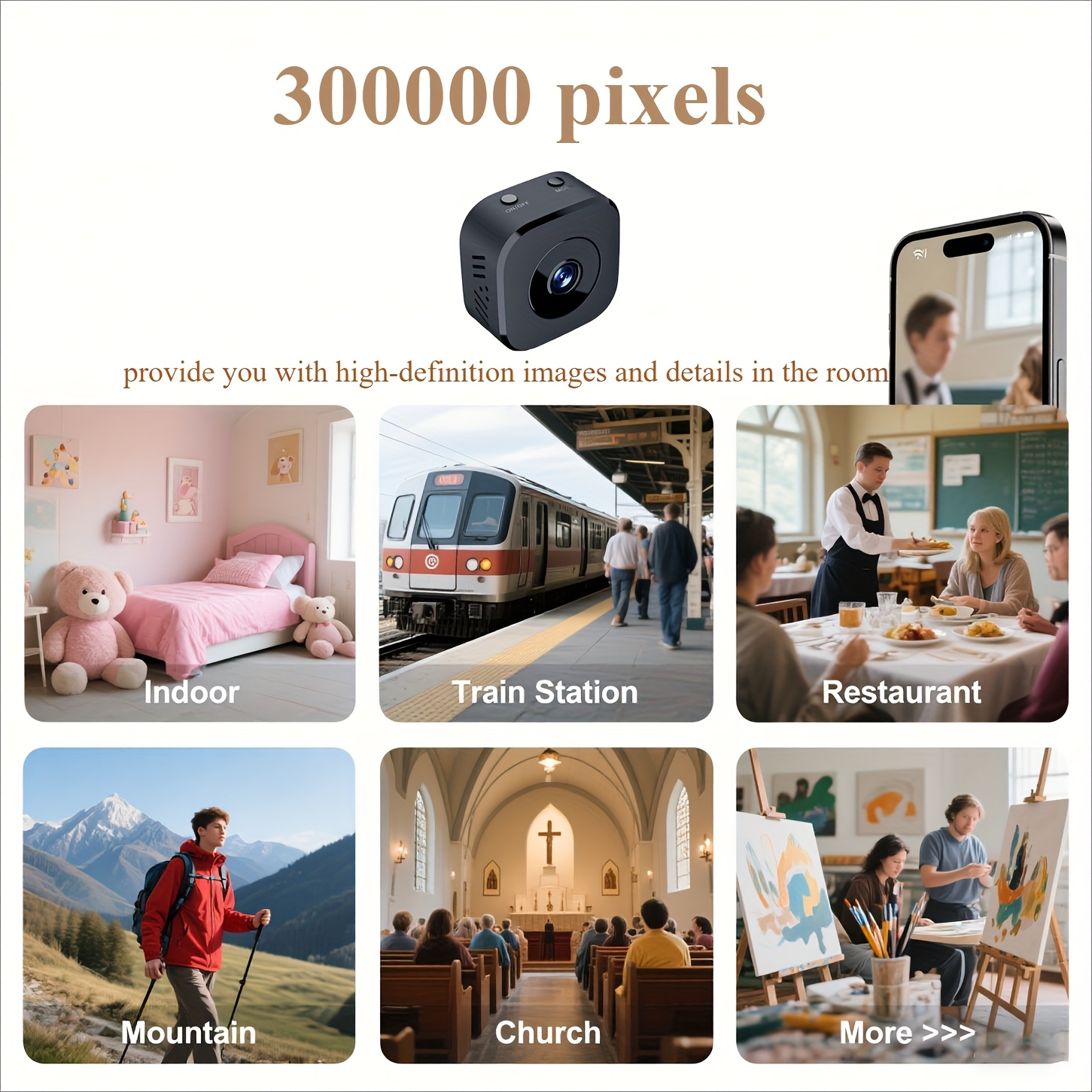 1080P HD Mini WiFi Camera Indo – Home Security And Monitoring Bewertung und Preis