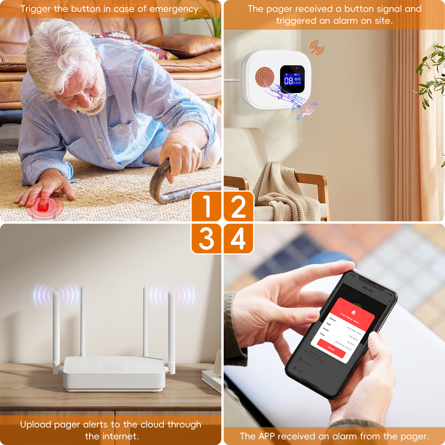 Emergency Call Button for Seni – Home Security With Ai Bewertung und Preis