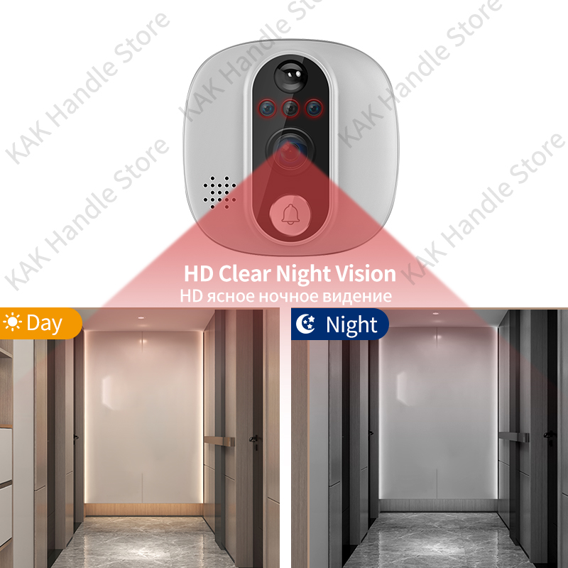 KAK Wifi Smart Door Bell Camer – Peephole Camera Viewer Bewertung und Preis