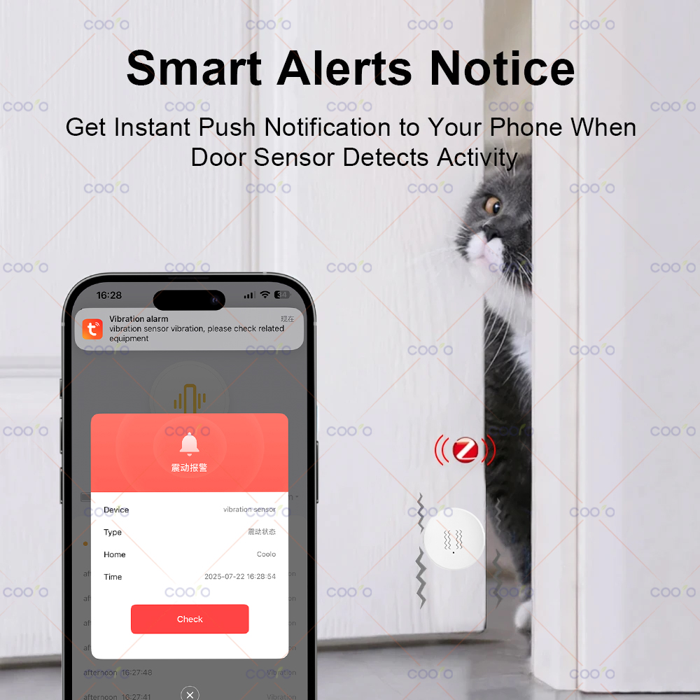ZigBee Tuya Smart Vibration Se – Home Security And Monitoring Bewertung und Preis