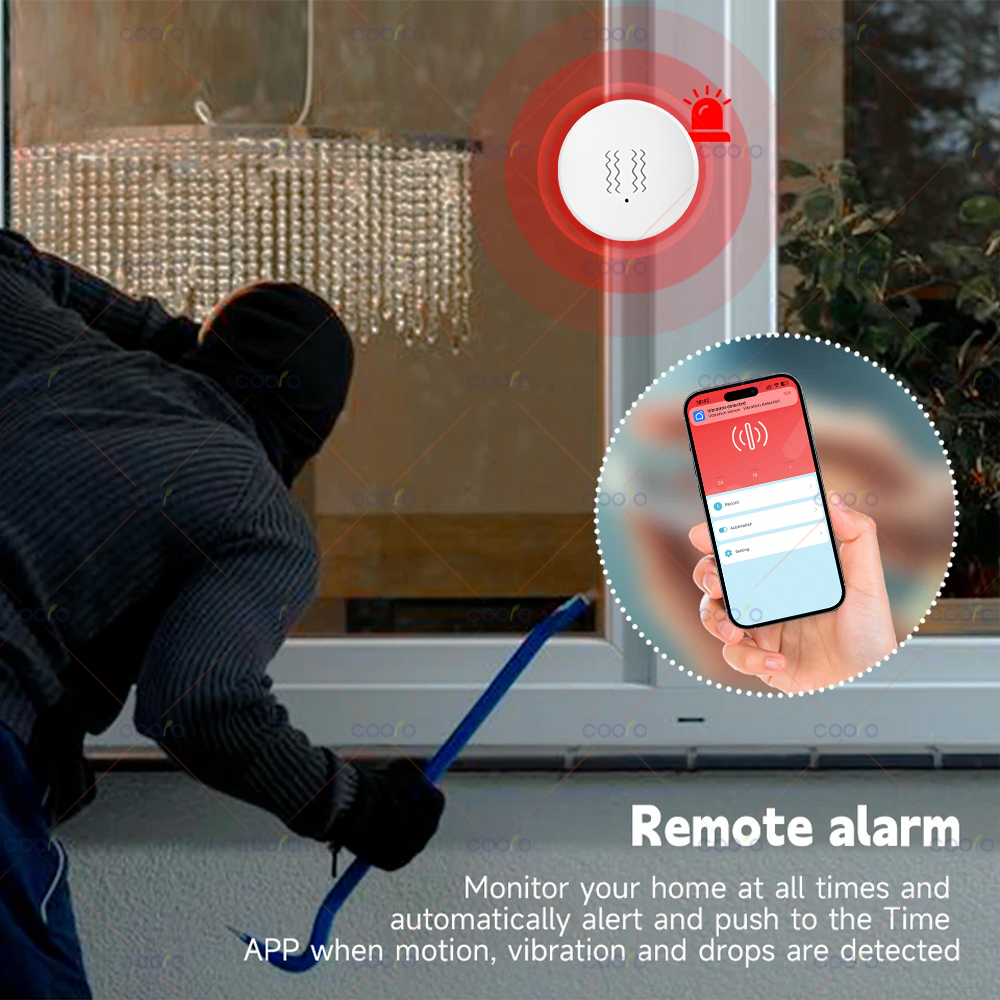 ZigBee Tuya Smart Vibration Se – Home Security And Monitoring Bewertung und Preis