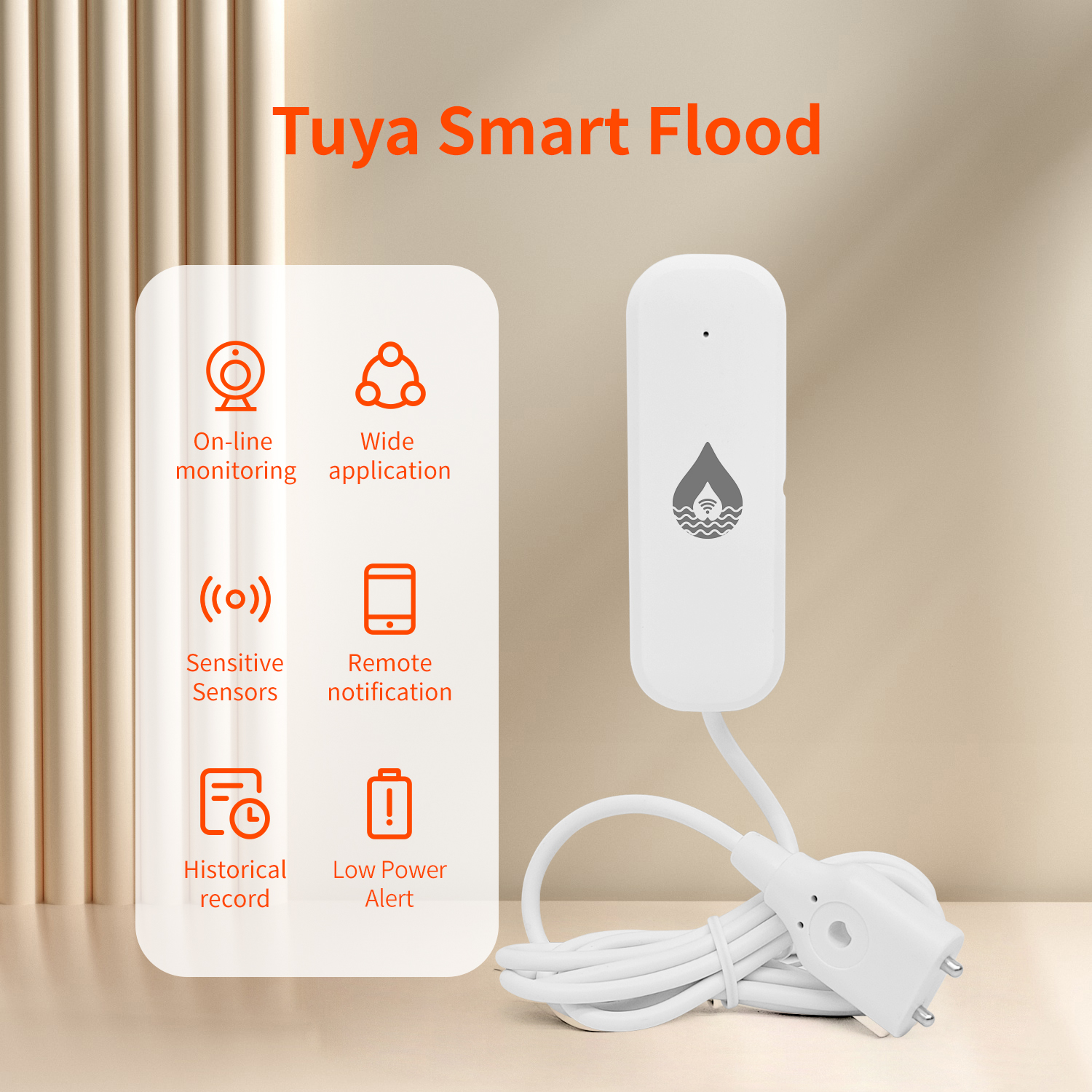YFK Tuya WiFi Water Leakage Se – Home Security With Ai Bewertung und Preis