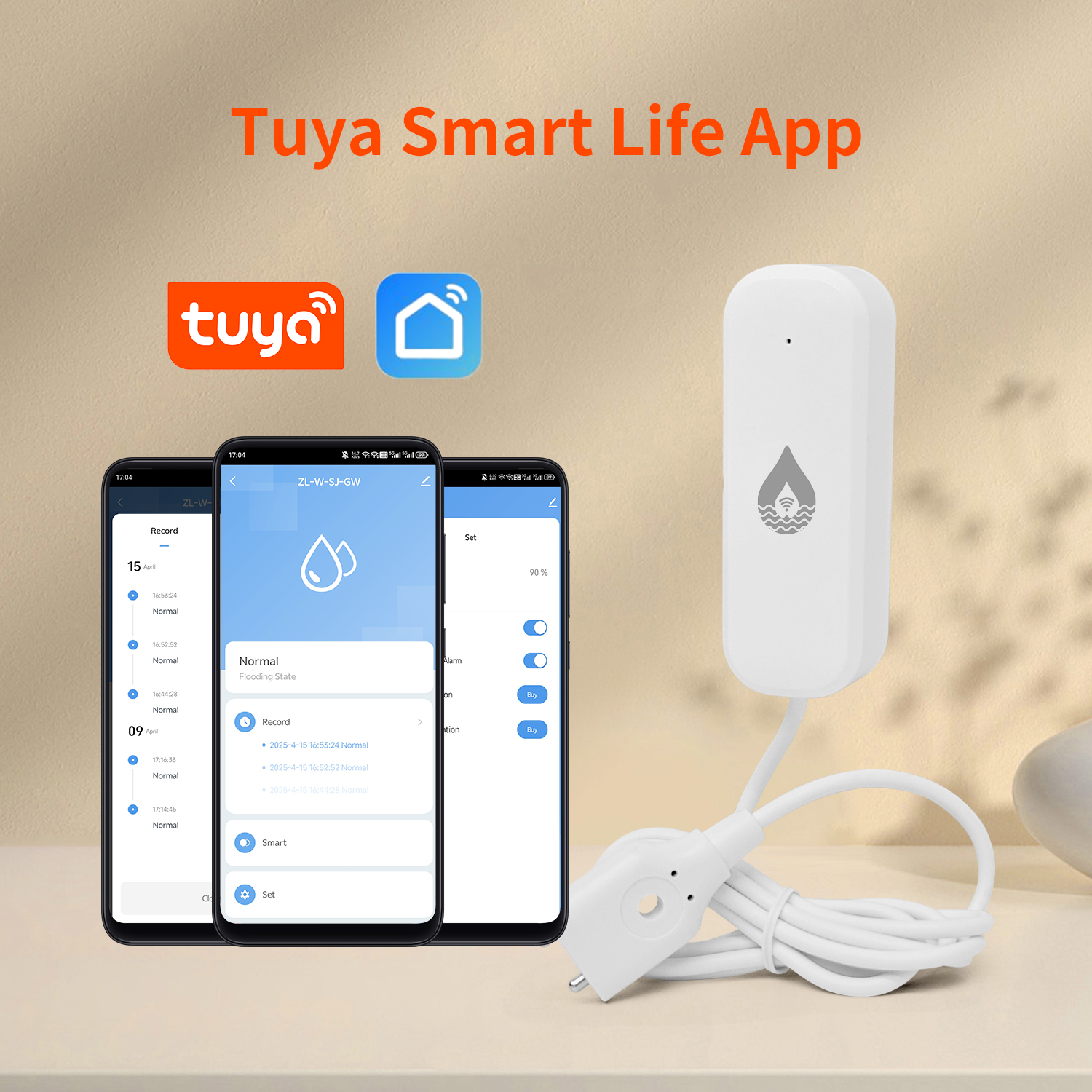 YFK Tuya WiFi Water Leakage Se – Home Security With Ai Bewertung und Preis