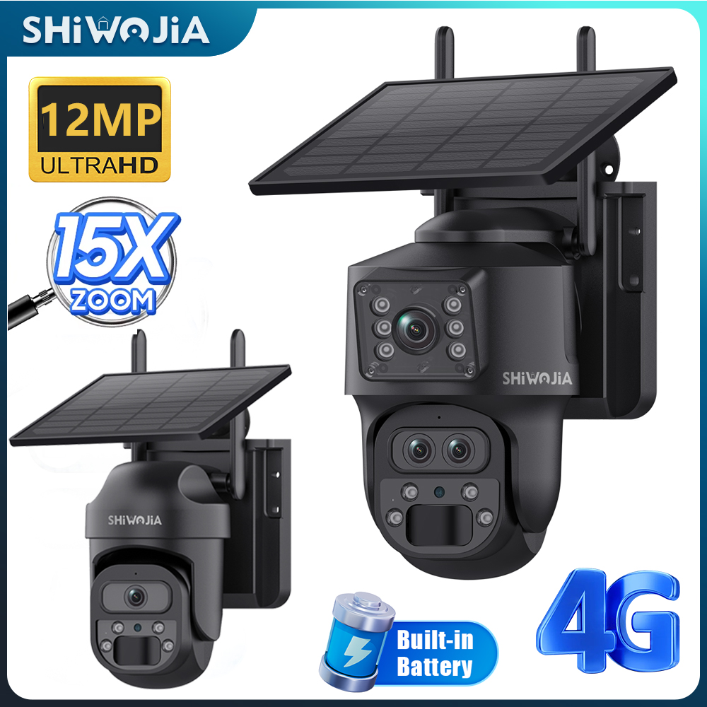 SHIWOJIA 15X ZOOM Solar Camera – Home Security Outdoor Cameras Bewertung und Preis