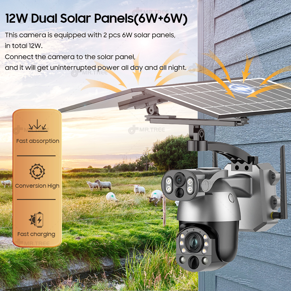 4K 50X Optical Zoom Dual Lens  – Home Security Outdoor Cameras Bewertung und Preis