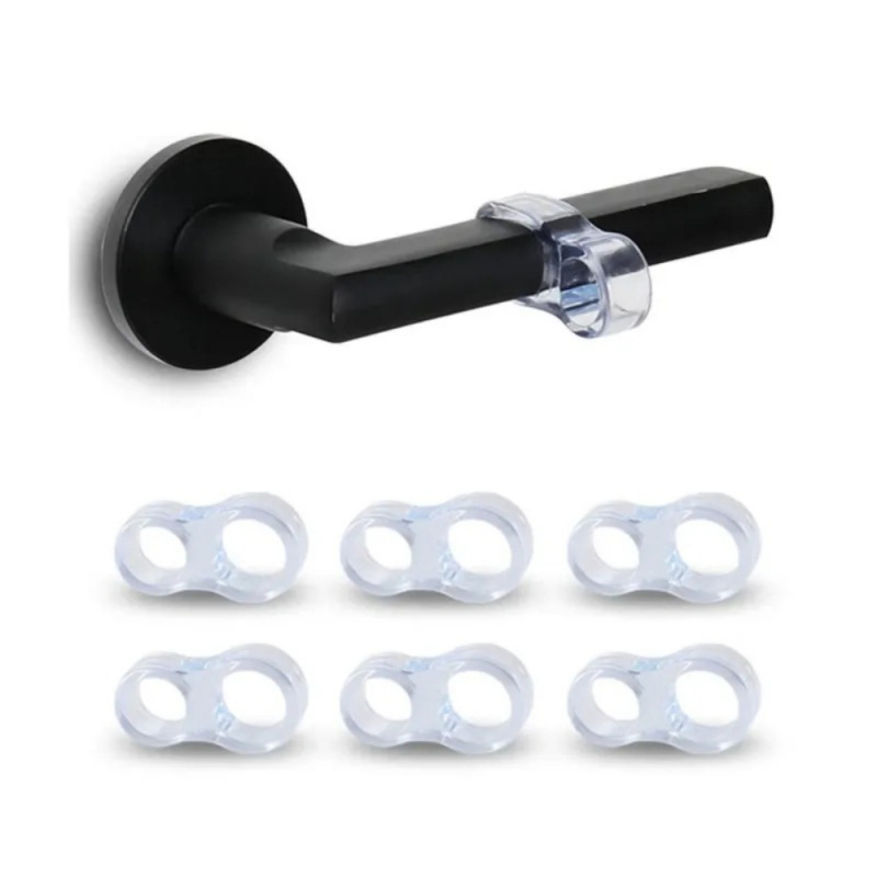 4Pcs Clear Silicone Door Handl – Home Security Ring Bewertung und Preis
