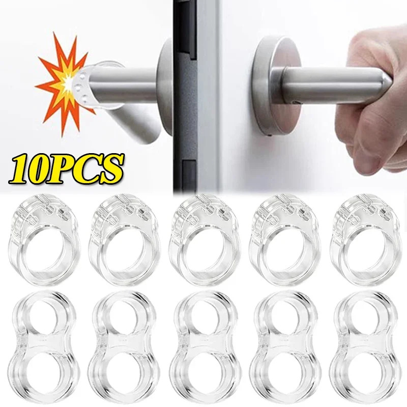 4Pcs Clear Silicone Door Handl – Home Security Ring Bewertung und Preis