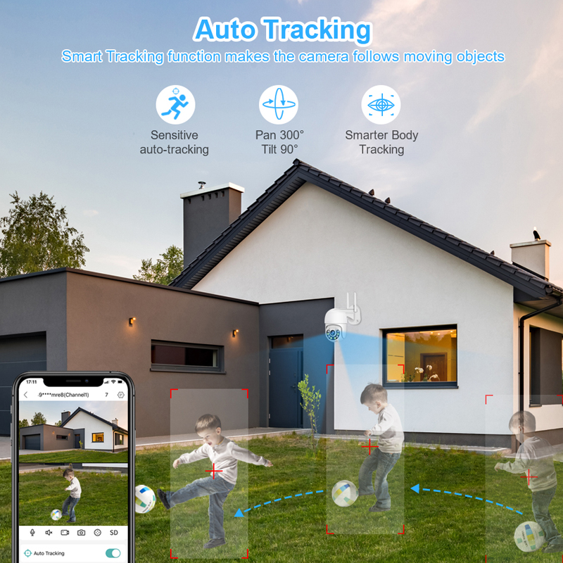 Smar 3MP Wireless CCTV Securit – Home Security With Ai Bewertung und Preis