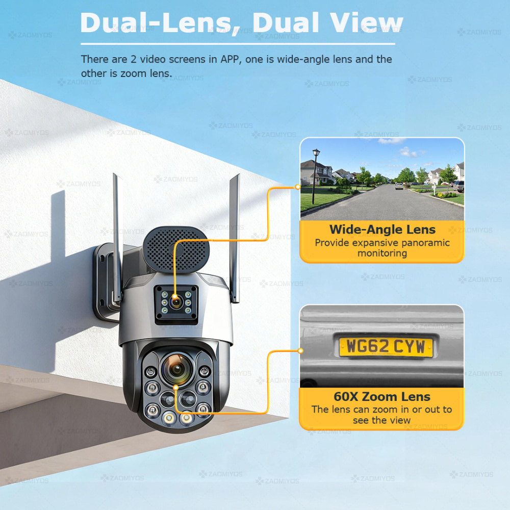 Dual Lens Home Outdoor Surveil – Home Security Diy Bewertung und Preis