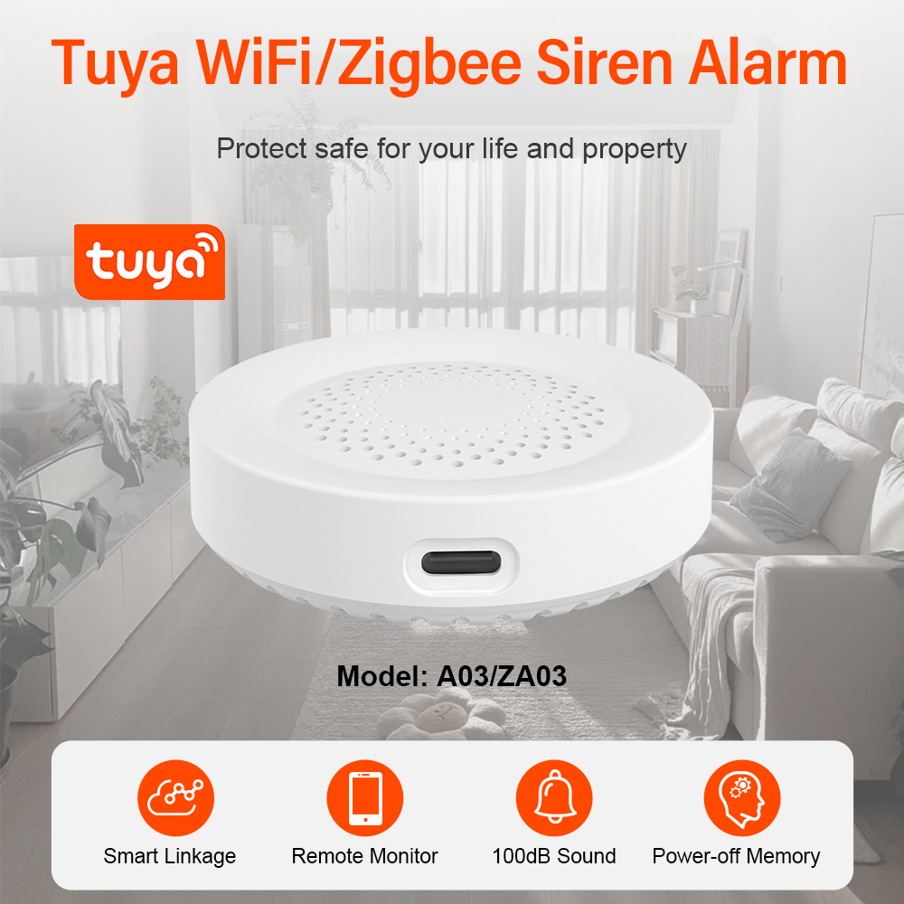 Tuya Zigbee WiFi Siren Alarm F – Home Security Siren Bewertung und Preis