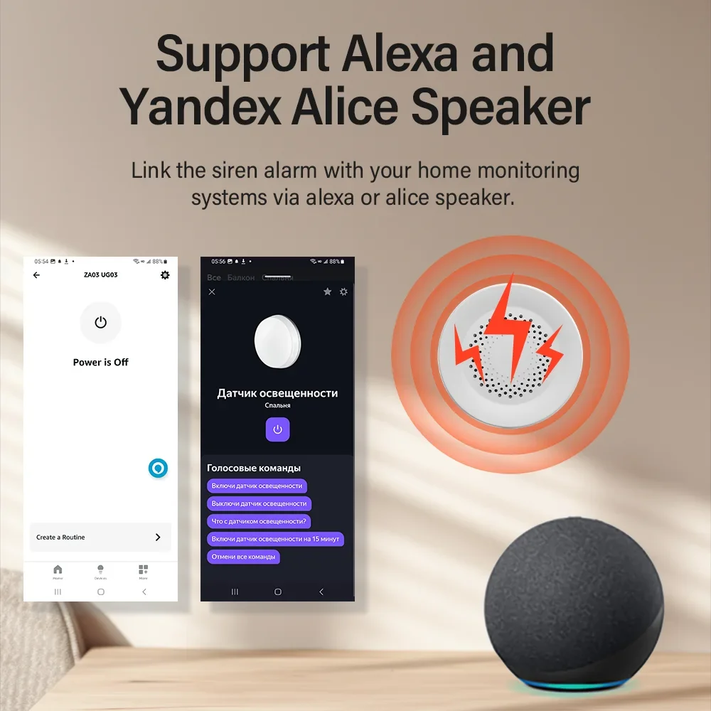 Tuya Zigbee WiFi Siren Alarm F – Home Security Siren Bewertung und Preis